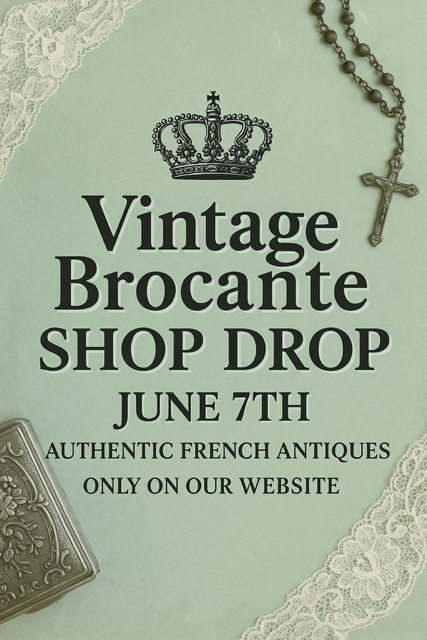 Bienvenue! Our latest French arrivals are here- happy browsing!