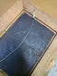 French Village Oil Painting on Metal Panel Ornate Frame