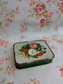 Antique Shabby Roses, Floral Apothecary Box, Heinitsh, Lancaster PA, Late 19th Century