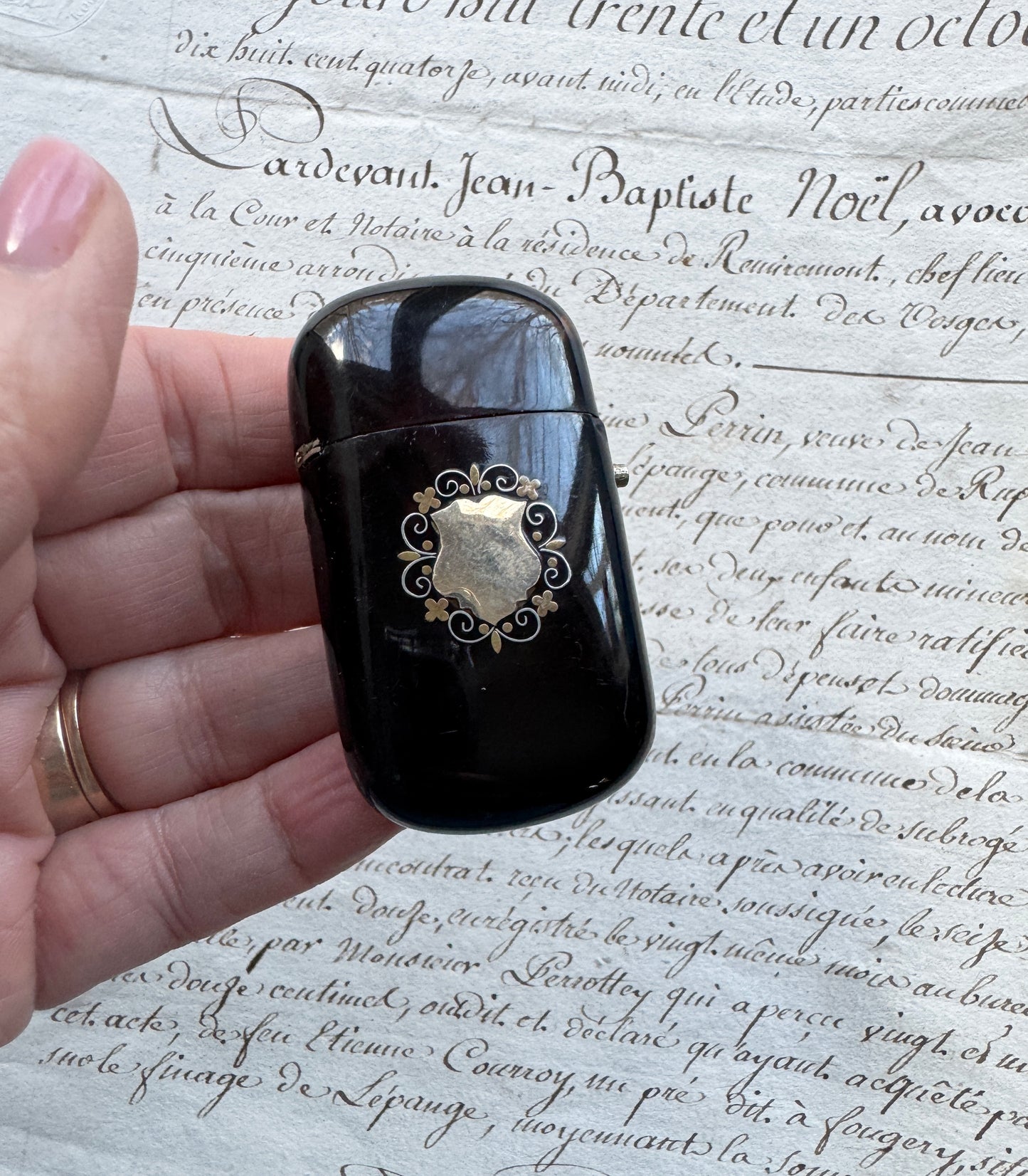 Antique Vesta Match Case from the Victorian Era