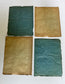 Antique French Lace Sample Pages – Set of 4 Textile Reference Sheets