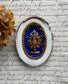 Antique French Reliquary Devotional Plaque