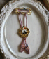 Antique French “Bon Service” Medal with Portrait & Tassels