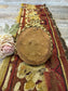 Antique French Hand-Painted Portrait in Oval Bone Frame