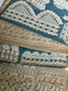 Antique French Lace Sample Pages – Set of 4 Textile Reference Sheets