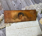 Antique Wooden Crate Fragment with Child Portrait — MEA Rotterdam