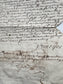 Antique 18th Century French Handwritten Legal Documents, 1700's Manuscript with Tax Stamps