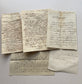 Bundle of 1800's French Handwritten Letters, Antique Legal & Personal Correspondence