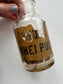 Antique Apothecary Jar – RHEI PULV Glass Bottle with Worn Label