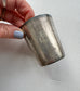 Antique French Silver Plated Baby Cup with Engraved Child and Monogram, Hallmarks