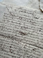 Antique 18th Century French Handwritten Legal Documents, 1700's Manuscript with Tax Stamps
