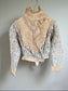 Antique French Edwardian Lace & Floral Bodice, Maison Pessin Sœurs, Nîmes