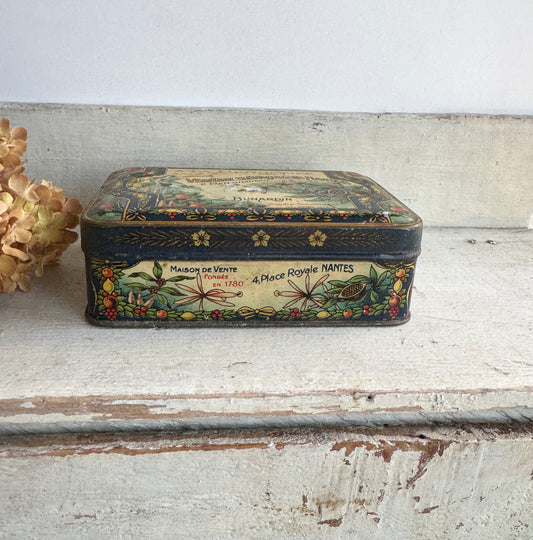 Antique French Berlingots Candy Tin Bénardin Nantes
