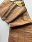 Antique French Silk Brocade Fabric Panel with Floral Gothic Motif