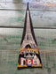 Vintage Paris Felt Pennant, Eiffel Tower, Arc de Triomphe & Sacré-Cœur