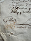 Antique French Handwritten Documents from the 18th Century