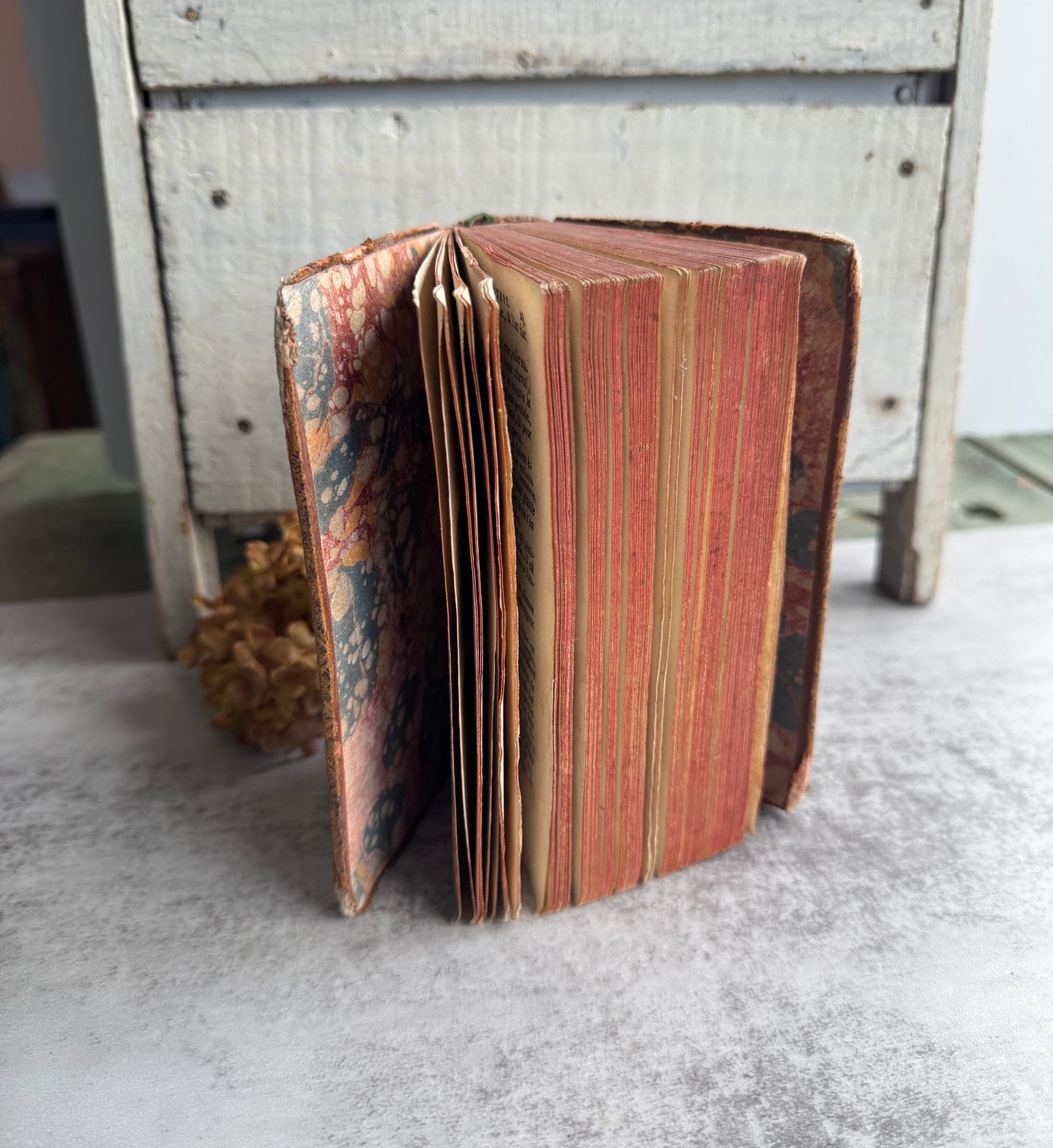 Antique French Book, 1700's Les Caracteres de La Bruyere