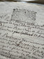 Antique 18th Century French Handwritten Legal Documents, 1700's Manuscript with Tax Stamps