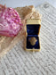 Antique French Jewelers Ring Box, C.F.Binder Strassourg Jeweler, Blue Velvet Interior, Victorian Era Keepsake