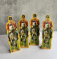 Antique Lithographed Paper Toy Soldiers on Horseback, Set of 4 Mounted Cavalry Figures