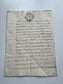Antique 1700's French Legal Document, Provence Court Manuscript