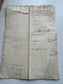 Antique 1700's French Legal Document, Provence Court Manuscript