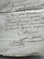Antique French Document 1800's Elegant Script Handwriting, 4 Pages Paper Ephemera