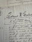 Antique French Documents, Early 1800's Handwritten Ephemera with Stamps and Seals