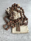 Antique French Carved Wood Beads from Lourdes, Large Oversized, Nuns Rosary