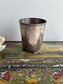 Antique French Silver Plated Baby Cup with Engraved Child and Monogram, Hallmarks