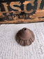 Antique Hand-Carved Wooden Finial with Petal Design