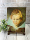 Vintage French Child Painting
