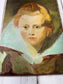 Vintage French Child Painting