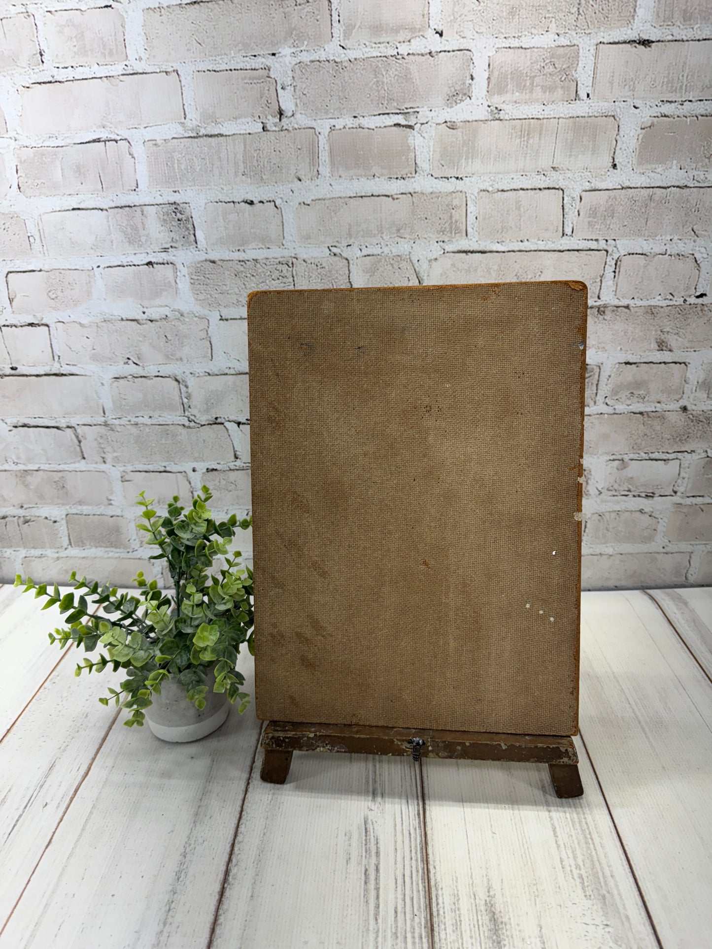 Vintage French Child Painting