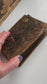 Antique Leather Portfolio Wallet, Letter Holder, Embossed with Monogram
